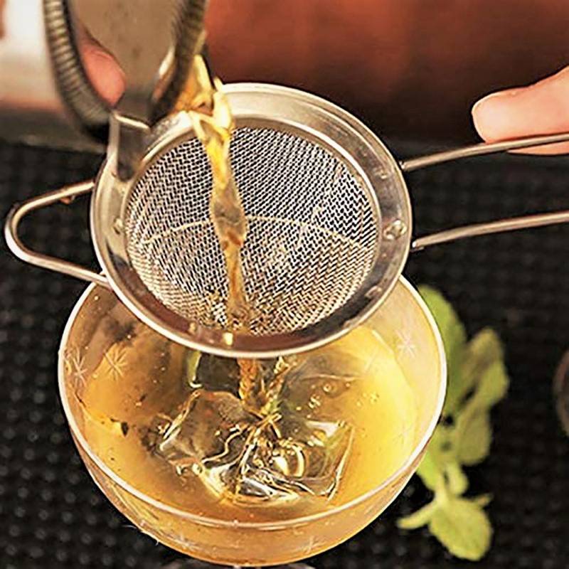 Gold Plated Cocktail Conical Strainer