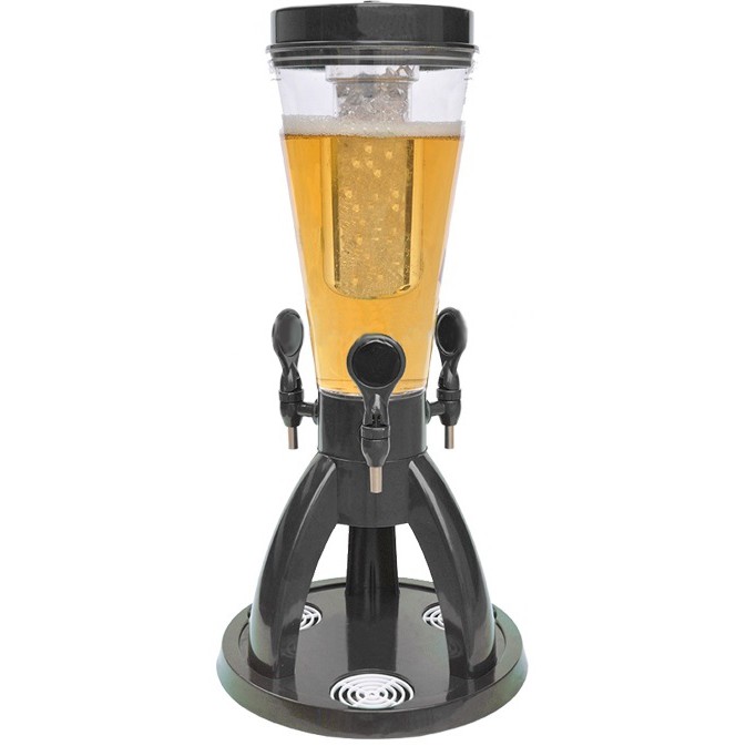 3 Tap Beverage Dispenser With Ice Core 3 Liter